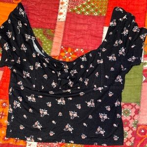 Floral Crop shirt